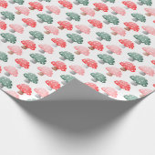 Whimsical Magic Niedlich farbenfrohe Pilze Geschenkpapier (Ecke)