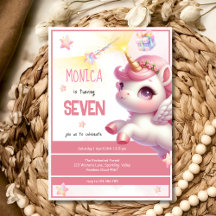Whimsical Magic Pastel Unicorn Kindergeburtstag