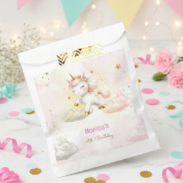 Whimsical Magic Pastel Unicorn Kindergeburtstag Geschenktütchen