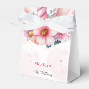 Whimsical magic pink unicorn horn Kindergeburtstag Geschenkschachtel