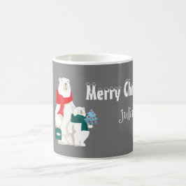 Whimsical Magic Snow Xmas Polar Bär Kaffeetasse