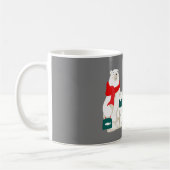 Whimsical Magic Snow Xmas Polar Bär Kaffeetasse (Links)