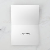 Whimsical Magic Toad Mushrooms Geburtstag Karte (Innenseite)