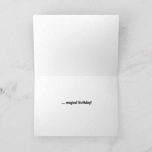 Whimsical Magic Toad Mushrooms Geburtstag Karte (Innenseite)