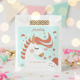 Whimsical magic unicorn Kindergeburtstag Geschenktütchen