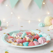 Whimsical magic unicorn Kindergeburtstag Pappteller