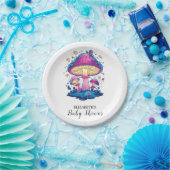 Whimsical Magical Mushroom Baby Dusche Pappteller (Party)