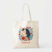 Whimsical Magical Unicorn Personalisiert Tragetasche (Vorne)