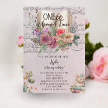 Whimsical Mairytale Story Book Baby Dusche