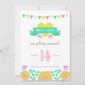Whimsical Mairytale Wedding Save the Date Card Einladung (Rückseite)