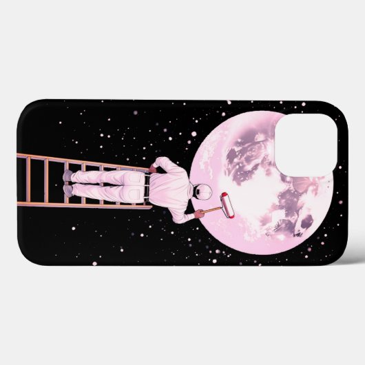 Whimsical "Maler des Mondes" Surreal Case-Mate iPhone Hülle (Rückseite (Horizontal))