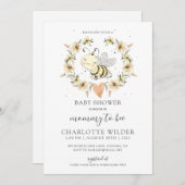 Whimsical Mama to bee Baby Shower Einladung (Vorne/Hinten)