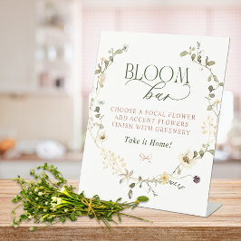 Whimsical Märchengarten & Bows Bloom Bar Sockelschild