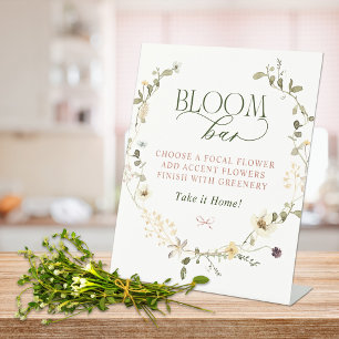 Whimsical Märchengarten & Bows Bloom Bar Sockelschild