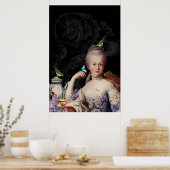 Whimsical Marie Antoinette Geheimhalter Poster (Küche)