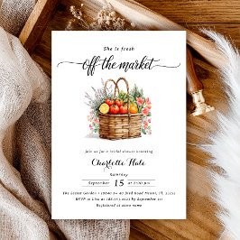 Whimsical Market Bauern Bridal Dusche Einladung