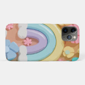 Whimsical Marshmallow Blooms - Lebhafter Fall für Case-Mate iPhone Hülle (Rückseite (Horizontal))