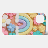 Whimsical Marshmallow Blooms - Lebhafter Fall für  Case-Mate iPhone Hülle (Rückseite (Horizontal))