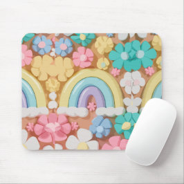Whimsical Marshmallow Blooms - Lebhafter Fall für  Mousepad