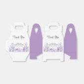 Whimsical Meadow Lavender Butterfly Babydusche Geschenkschachtel (Ungefaltet)