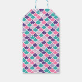 Whimsical Meerjungfrau Unterwasser Pool Party Gebu Geschenkanhänger (Rückseite)