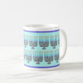 Whimsical Menorah Kaffeetasse (VorderseiteRechts)