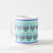 Whimsical Menorah Kaffeetasse (Vorderseite Links)