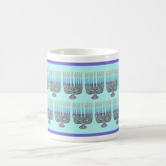 Whimsical Menorah Kaffeetasse (Mittel)