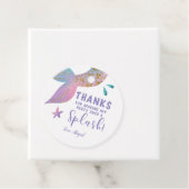 Whimsical Mermaid Birthday Party Danke Geschenkanhänger (Beispiel)