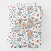 Whimsical Mermaid Geschenkpapier Set (Beispiel)