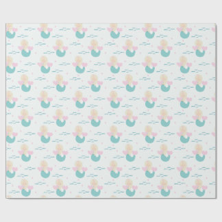 Whimsical Mermaid Wrapping Paper Geschenkpapier