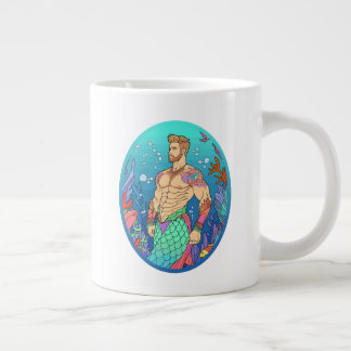 Whimsical Merman Abs Tasse