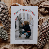 Whimsical Merry and Bright Arch Frame Weihnachten