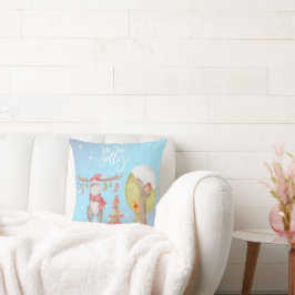 Whimsical Merry Chris Moose - Oh So Jolly Kissen