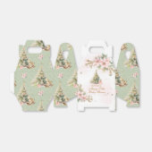 Whimsical Merry Little Baby Dusche Rosa grünes Mäd Geschenkschachtel (Ungefaltet)