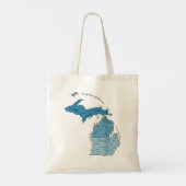 Whimsical Michigan Staat Classic T - Shirt Tragetasche (Rückseite)