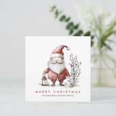 Whimsical Minimal Weihnachten Weihnachten Unterneh (Stehend Vorderseite)