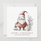 Whimsical Minimal Weihnachten Weihnachten Unterneh (Vorderseite)