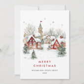 Whimsical Minimalistisch Country Weihnachten Unter (Vorderseite)