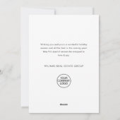 Whimsical Minimalistisch Country Weihnachten Unter (Rückseite)