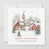 Whimsical Minimalistisch Country Weihnachten Unter (Vorderseite)