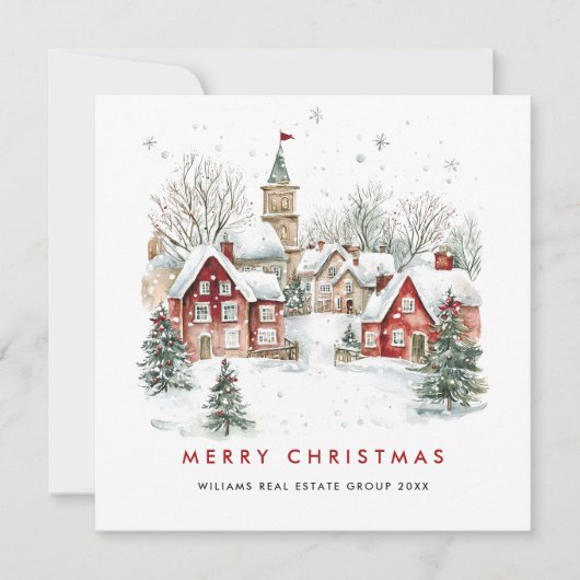 Whimsical Minimalistisch Country Weihnachten Unter (Vorderseite)