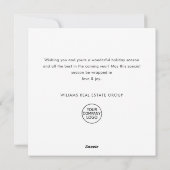 Whimsical Minimalistisch Country Weihnachten Unter (Rückseite)