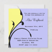 Whimsical Modern Birthday Einladung (Vorderseite)