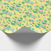 Whimsical Modern Forest Geschenkpapier (Ecke)