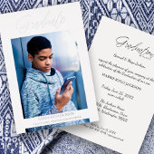  Whimsical Modern Graduation Calligraphy Photo Folieneinladung