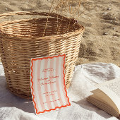 Whimsical Modern Pink & Red Wedding Speichern Sie Einladung