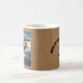 Whimsical Monkey Aviators erobern den Himmel! Kaffeetasse (Mittel)