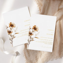 Whimsical Monogram Foto Wildblume Wedding