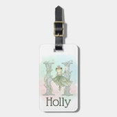 Whimsical Monogram Letter H Gepäckanhänger (Vorderseite vertikal)